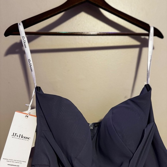 NWT JJ's House Stormy Chiffon Dress US 10 Formal Bridesmaid Prom Wedding - Picture 3 of 4